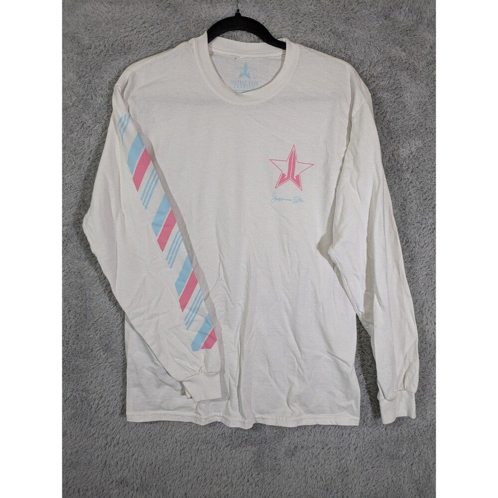 Jeffree Star Medium Long Sleeve White Shirt Snowflake 2020 Exclusive